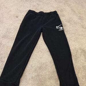 Boys 3 Brand By Nike Black Joggers